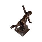 Jean-Marie Pigalle : Bronze Enfant et Oie, Bronze, Enlèvement ou Envoi