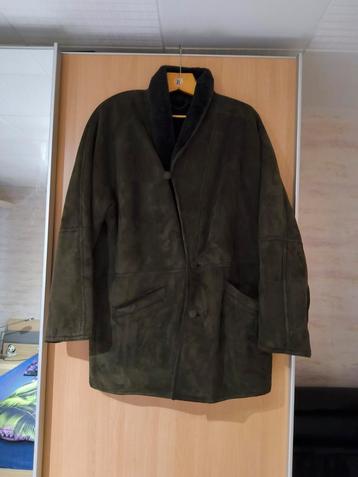 Lamslederen herenjas, pels gevoerd, perfecte staat, maat 52. beschikbaar voor biedingen