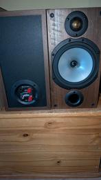 Monitor MR2 Walnut, Audio, Tv en Foto, Luidsprekerboxen, Ophalen of Verzenden, Gebruikt, 60 tot 120 watt, Front, Rear of Stereo speakers