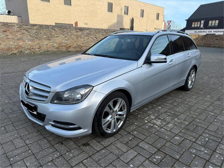 Mercedes C200 Avantgarde, Auto's, Mercedes-Benz, Particulier, C-Klasse, Bluetooth, Diesel, Euro 5, Break, 5 deurs, Zilver of Grijs