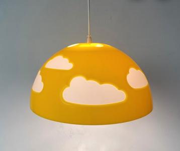 Ikea Skojig wolkenlamp geel