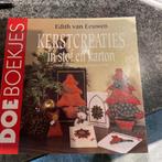 Knutselboekje: DOEBOEKJE . Kerstcreaties in stof en karton, Livres, Loisirs & Temps libre, Comme neuf, Scrapbooking et Bricolage