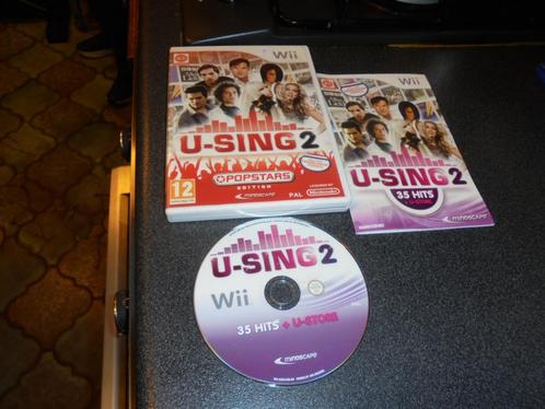 WII U-Sing 2 (orig-compleet), Games en Spelcomputers, Games | Nintendo Wii, Gebruikt, Muziek, 1 speler, Vanaf 12 jaar, Ophalen of Verzenden