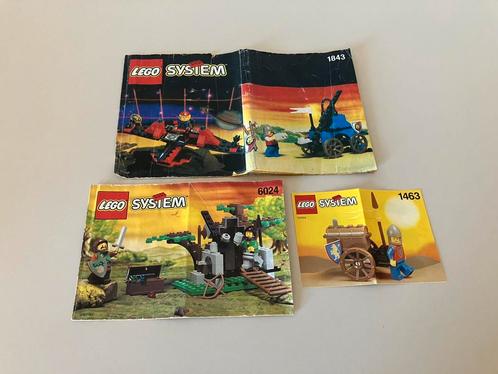 Lego instructies - US only sets Castle Ridder, Kinderen en Baby's, Speelgoed | Duplo en Lego, Gebruikt, Lego, Losse stenen, Ophalen of Verzenden