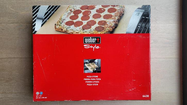 Pizzasteen Weber, Tuin en Terras, Barbecue-accessoires, Gebruikt, Ophalen of Verzenden