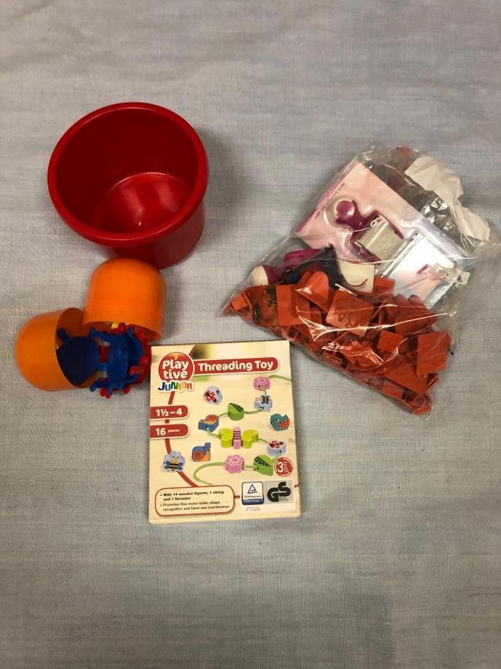 Set kinderspeelgoed peuterkralen, stempelset  en kikkerspel, Kinderen en Baby's, Speelgoed | Educatief en Creatief, Ophalen of Verzenden