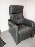 Lederen Relax electrisch, Ophalen, Zo goed als nieuw, Leer