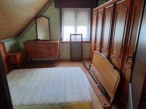Vintage 2 persoons slaapkamer, Huis en Inrichting, Slaapkamer | Complete slaapkamers, Gebruikt, Tweepersoons, Ophalen