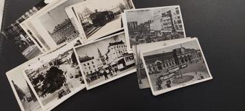 lot de 27 vieilles photos TRAINS / TRAMS / GARES