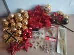 assortiment rood/gouden kerstversiering, Diversen, Kerst, Ophalen of Verzenden, Nieuw