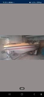 6-persoons boot, geremde aanhanger, Yamaha-motor van 50 pk, Ophalen of Verzenden, Zo goed als nieuw