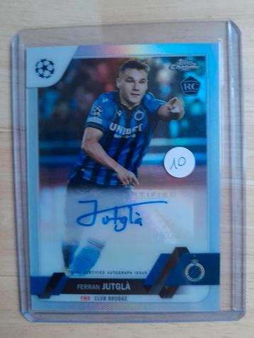 Ferran Jutgla Topps autograph Club Brugge  beschikbaar voor biedingen