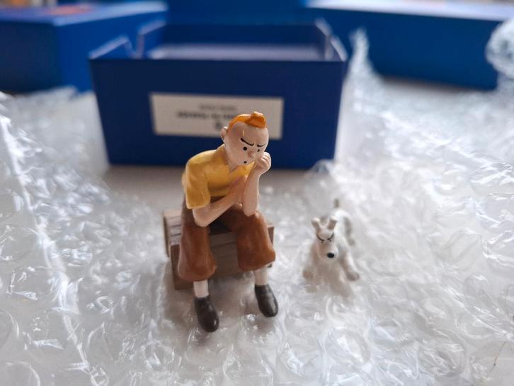 PIXI TINTIN CAISSE "LES CIGARES DU PHARAON B+C 1998, Verzamelen, Beelden en Beeldjes, Zo goed als nieuw, Mens, Ophalen of Verzenden