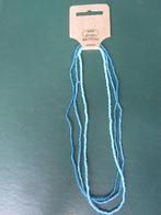 3 verschillende kleuren blauwe elastische kettingen (NIEUW), Handtassen en Accessoires, Kettingen, Ophalen of Verzenden, Nieuw