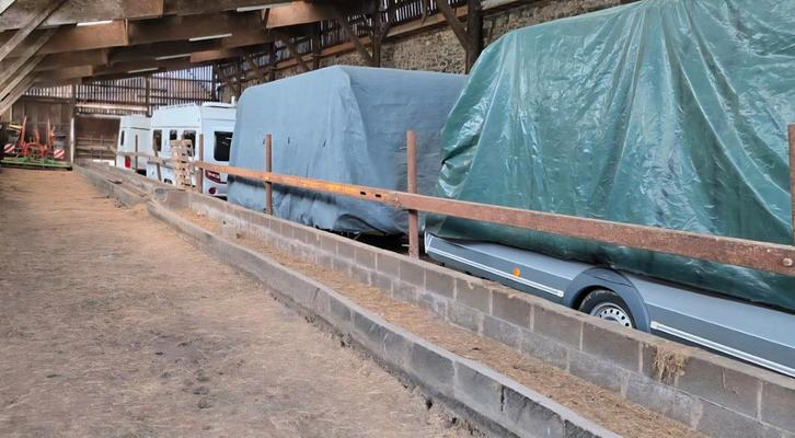 Winter voor een caravan of camper, Immo, Garages en Parkeerplaatsen