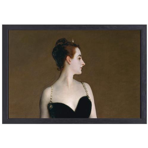 Madame X - Toile John Singer Sargent + cadre à pâtisserie 70, Antiquités & Art, Art | Peinture | Classique, Envoi