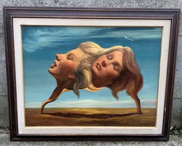 Jos Trotteyn (1910-2002) - Schilderij olie op paneel - Groot beschikbaar voor biedingen