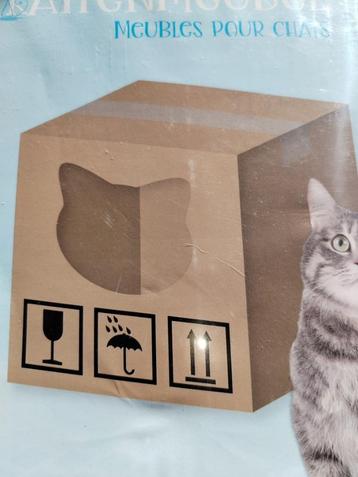 Kattenhuisjes karton 4 stuks beschikbaar voor biedingen