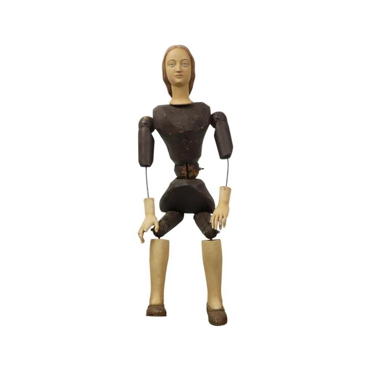 Grote Vintage Santos Pop Lay Figure Mannequin 20ste Eeuw, Antiek en Kunst, Curiosa en Brocante, Ophalen of Verzenden
