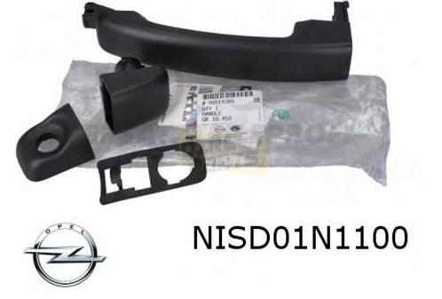 Nissan / Opel / Renault handgreepset voorportier -1/17 / sch, Auto-onderdelen, Carrosserie, Deur, Nissan, Opel, Renault, Nieuw
