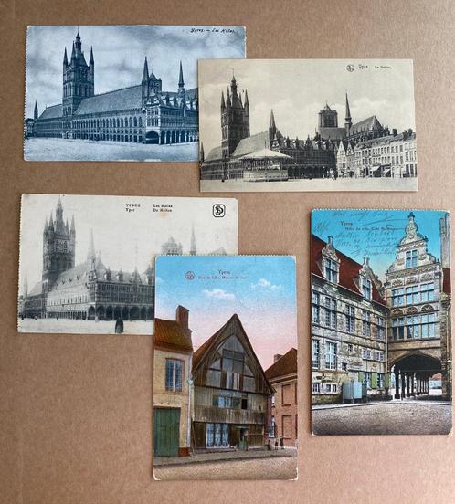 5 cartes postales YPRES FELDPOST  ww1 1915 1916 1917 CPA, Collections, Cartes postales | Belgique, Avant 1920, Enlèvement ou Envoi