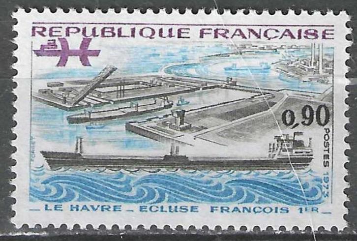 Frankrijk 1973 - Yvert 1772 - Zeesuis in Le Havre (PF), Postzegels en Munten, Postzegels | Europa | Frankrijk, Postfris, Verzenden