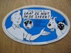 Autocollant ancien Tintin Tintin Hergé Lombard Editions, Tintin, Image, Affiche ou Autocollant, Enlèvement ou Envoi, Neuf