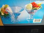 dessert kommetjes, Ophalen of Verzenden, Zo goed als nieuw, Glas, Glas of Glazen