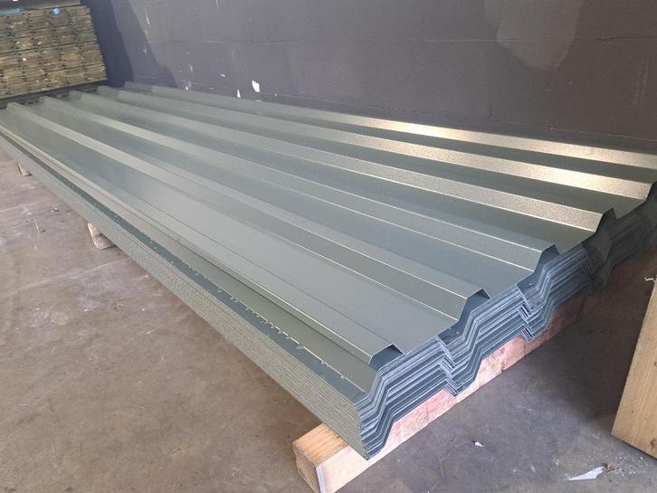 SPOTPRIJS! Dakplaten/wandplaten: 4 meter (plaatdikte 0,63), Bricolage & Construction, Tuiles & Revêtements de toit, Neuf, Plaque de toiture ou Plaque de tuile