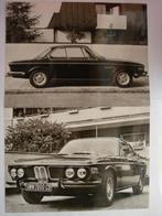 BMW 2800 CS 2000 + tilux 1969 2500 press photo/persfoto LOT, Gelezen, BMW, Verzenden
