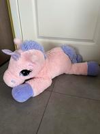 Roze eenhoorn knuffel + witte (zie laatste foto), Enlèvement, Comme neuf, Cheval