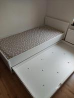 Eenpersoonsbed wit, Ophalen, 100 cm, Eenpersoons, Wit