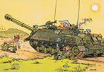 MILITAIR  HUMOR -  Tank zonder Benzine !, Verzamelen, Postkaarten | Themakaarten, Ophalen of Verzenden, Ongelopen, Overige thema's