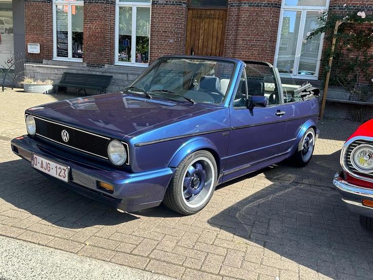Super nette Volkswagen Golf 1 Cabrio 1.8!, Auto's, Volkswagen, Particulier, Golf, Lichtmetalen velgen, Metaalkleur, Open dak, Radio