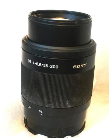 Sony af 55-200 mm 4-5.6 pour tous Sony alpha (monture A)