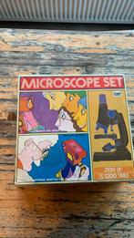 Vintage Microscope Set, Hobby en Vrije tijd, Gezelschapsspellen | Overige, Ophalen, Zo goed als nieuw