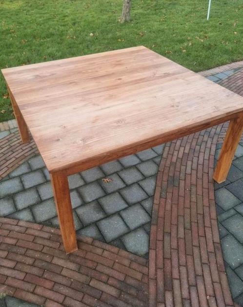 Teak eettafel (art.:048/24.2), Huis en Inrichting, Tafels | Eettafels, Zo goed als nieuw, 150 tot 200 cm, 150 tot 200 cm, Vijf personen of meer