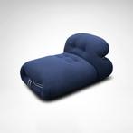 Soriana chaise longue navy blue bouclé Cassina-Showroommodel, Ophalen, 125 tot 150 cm, Mid century modern, Zo goed als nieuw
