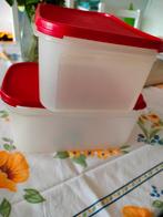 2 ruimtespaarders 4,3l elk, Huis en Inrichting, Keuken | Tupperware, Ophalen of Verzenden, Gebruikt, Rood