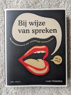 Bij wijze van spreken (Leen Pollefliet), Boeken, Studieboeken en Cursussen, Ophalen, Nieuw, Hoger Onderwijs