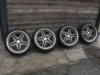 alu velgen met banden  mercedes, Auto-onderdelen, Banden en Velgen, Gebruikt, Banden en Velgen, Personenwagen, Zomerbanden