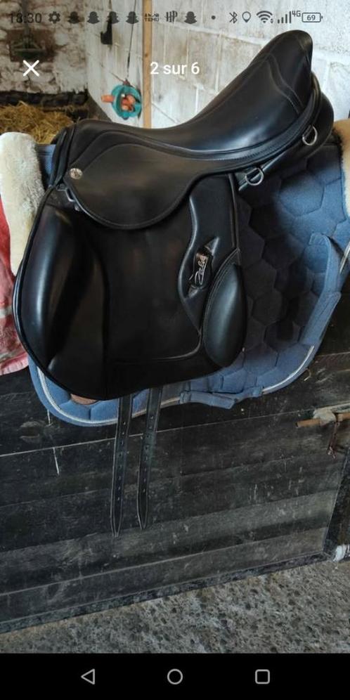 selle zaldi mono quartier, Dieren en Toebehoren, Paarden en Pony's | Zadels, Zo goed als nieuw, Springen, Ophalen