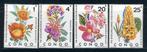 CONGO 778/781 MNH 1971 - Bloemen, Postzegels en Munten, Postzegels | Europa | België, Ophalen of Verzenden, Postfris, Postfris