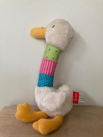 Knuffel eendje - knijp eend voor baby - Sigikid