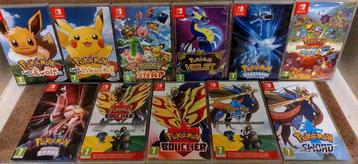 Pokémon switch games  beschikbaar voor biedingen