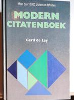 Modern Citatenboek, Ophalen, Zo goed als nieuw, Gerd de Ley