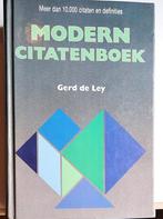 Modern Citatenboek, Enlèvement, Comme neuf, Gerd de Ley