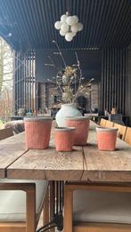 Set van 4 bloempotten, Moins de 25 cm, Comme neuf, Enlèvement, Moins de 40 cm