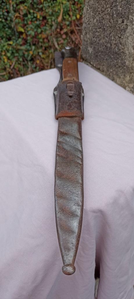 Baïonnette Allemande 1884-98 ww2, Verzamelen, Militaria | Tweede Wereldoorlog, Landmacht, Zwaard of Sabel, Verzenden