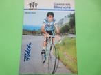 wielerkaart 1985 team bianchi fabrizio verza signe, Sports & Fitness, Comme neuf, Envoi